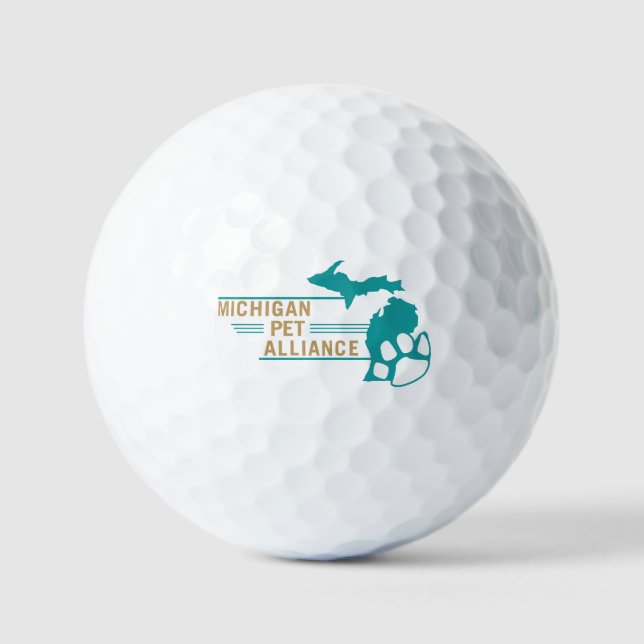 MPA 3 Pack von Golfballen Golfball (Vorderseite)