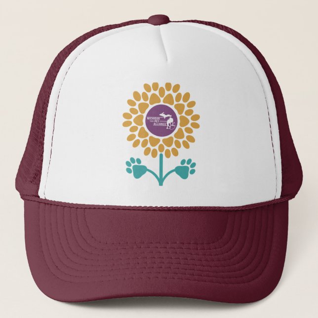 MPA Sonnenblume Ballcap Truckerkappe (Vorderseite)