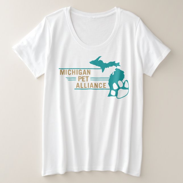 MPA Women's Plus Size T - Shirt (Design vorne)