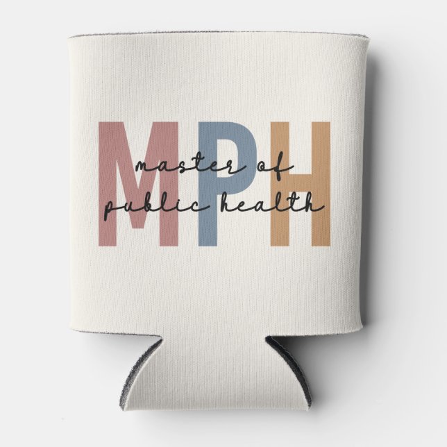 MPH Master of Public Health Abschluss Dosenkühler (Vorderseite)