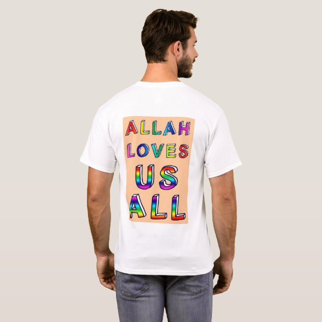 MPV - Allah-Lieben wir aller T - Shirt (Schwarz voll)