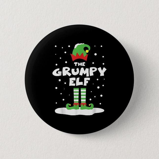 Mpy Elf Matching Group Familienurlaub Weihnachten  Button (Vorderseite)