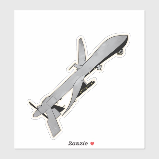 MQ-1 Predator, UAV-Flugzeug Aufkleber (Blatt)