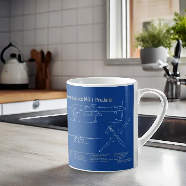 MQ-1 Predator UAV - Flugzeugkonzept AD Kaffeetasse (Von Creator hochgeladen)