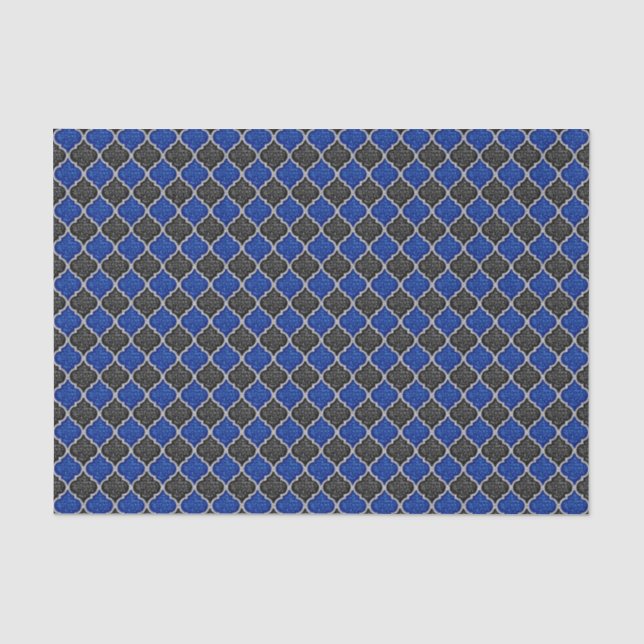 MQF-Sequins-BLACK-BLUE-SILVER-TISSUE-WRAP-PAPIER Seidenpapier (Vorderseite)