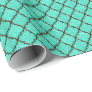 MQF Sequins-Mint-Chocolate-GIFT-WRAP Geschenkpapier