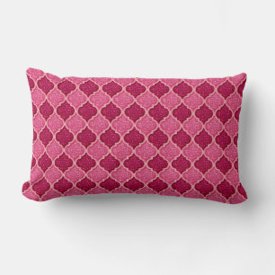 MQF Sequins-Pink-Magenta-LUMBAR PILLOW Lendenkissen