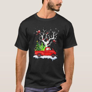 Mqoo Kardinal Truck Weihnachtsbaum Merry Xmas Kart T-Shirt