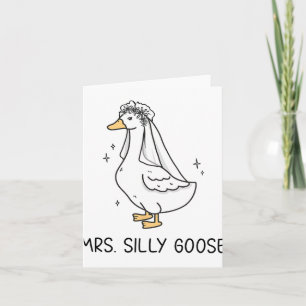 Mr Albern Goose und Mrs. Albern Goose Couple Match Karte