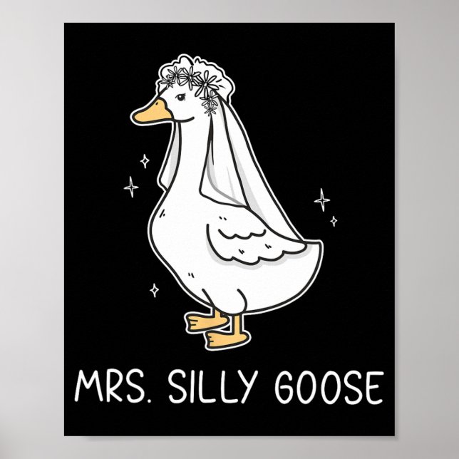 Mr Albern Goose und Mrs. Albern Goose Couple Match Poster (Vorne)