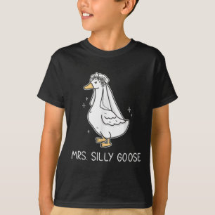 Mr Albern Goose und Mrs. Albern Goose Couple Match T-Shirt
