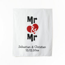 Mr. and Mr. Foto Hintergrund personalisierte Homos