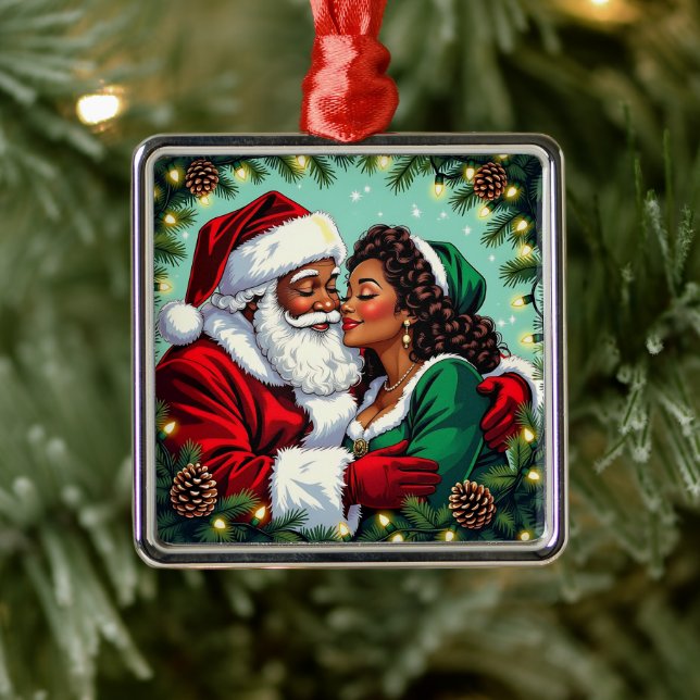 Mr and Mrs Clause Sweet Christmas  Ornament Aus Metall (Baum)
