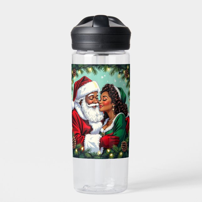 Mr and Mrs Clause Sweet Christmas  Trinkflasche (Vorderseite)