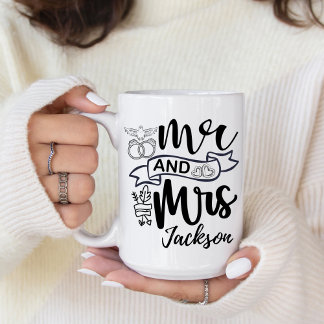 Mr. and Mrs. Newly Wed Mug Kaffeetasse