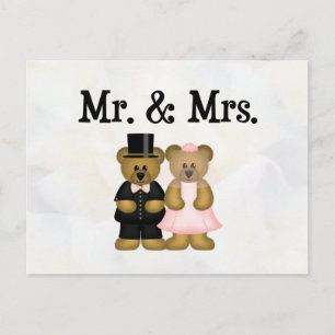 Mr and Mrs Postkarte