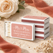 Mr. and Mrs. Rose Gold Personalisiert Wedding