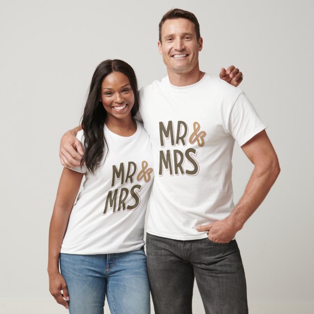 Mr and Mrs T-Shirt (Unisex)