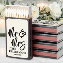 Mr. And Mrs. Wedding Favor