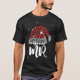 Mr. and Mrs. Weihnachtsmannmütze Christmas Paares T-Shirt