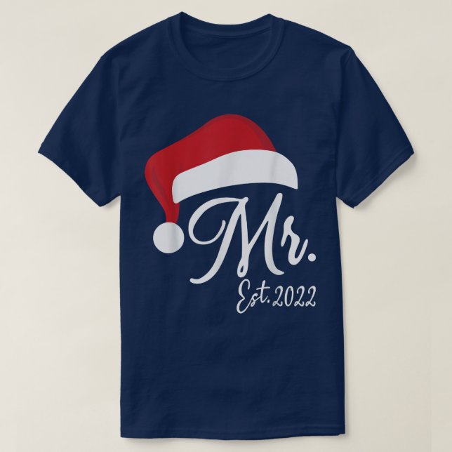 Mr. Claus & Mrs. Claus Est T-Shirt (Design vorne)