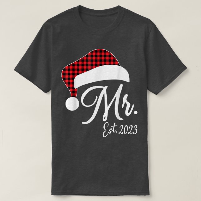 Mr. Claus & Mrs. Claus Est T-Shirt (Design vorne)