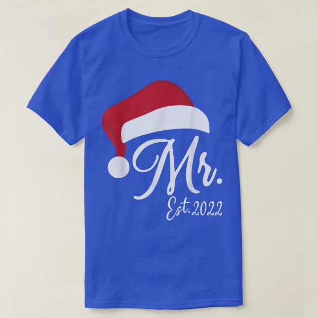 Mr Claus & Mrs Claus Est T-Shirt (Design vorne)