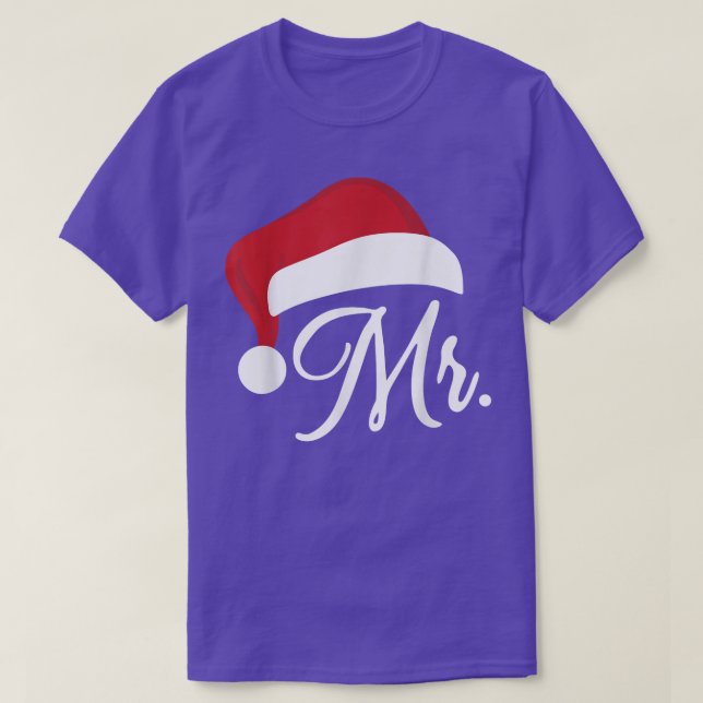Mr. Claus & Mrs. Claus Est T-Shirt (Design vorne)