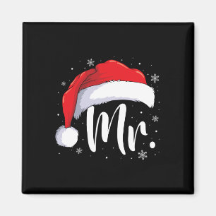Mr. Claus Weihnachtspaare passen sich zusammen Magnet