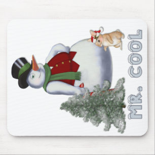 Mr. Cool - Snowman Mousepad