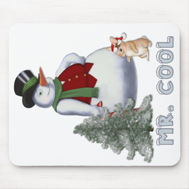 Mr. Cool - Snowman Mousepad (Vorne)