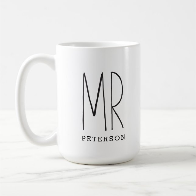 MR Custom Couple Tasse Wedding Tasse Jahrestag (Links)