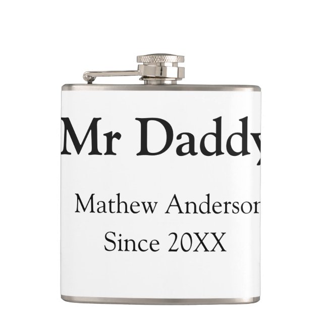 Mr Daddy since add year name parents father name g Flachmann (Vorderseite)