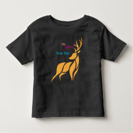 Mr. Deer Graphic – Rustic Woodland Style Kleinkind T-shirt