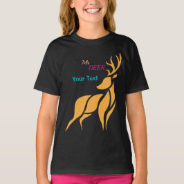 Mr. Deer Graphic – Rustic Woodland Style T-Shirt