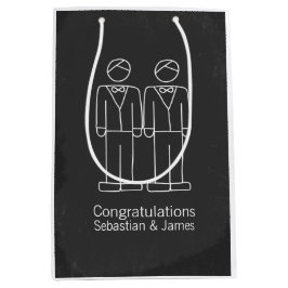 Mr. Doodle Grooms Wedding Personalisiert Mittlere Geschenktüte