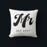 Mr EST year Kissen<br><div class="desc">Mr established Year fun Minimal Design</div>