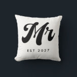 Mr EST year Kissen<br><div class="desc">Mr established Year fun Minimal Design</div>