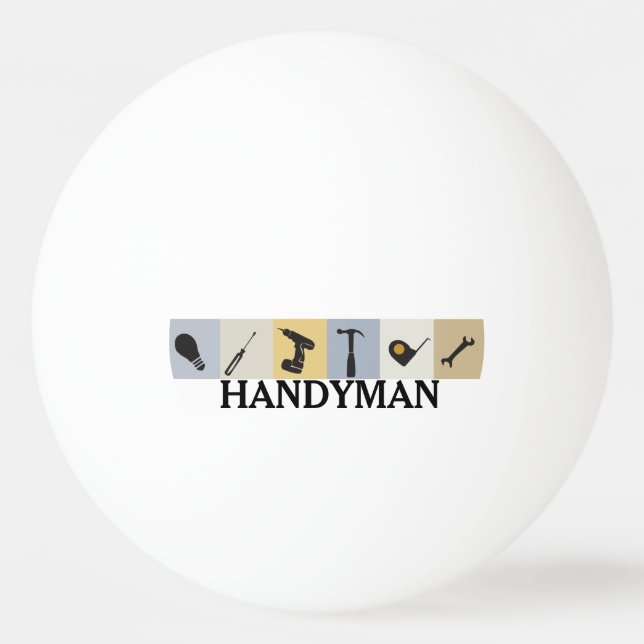 Mr.Fix es die Tischtennisball (Vorderseite)