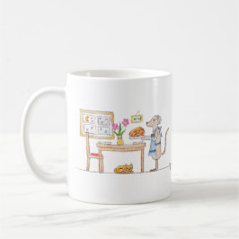 Mr Hiddle Cooks Turkey Season Greetings Card Kaffeetasse