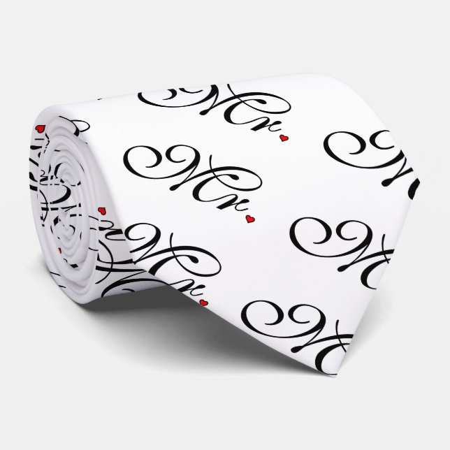 Mr. Husband Groom Ihre neuen Wünsche Krawatte (Gerollt)