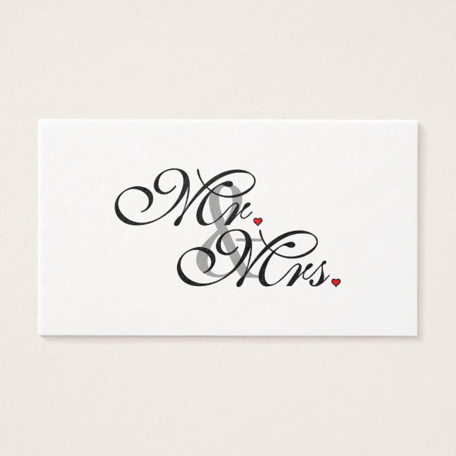 Mr. Husband und Mrs. Husband Ehefrau Seine neuen W (Vorderseite)