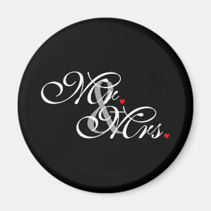 Mr. Husband und Mrs. Husband Ehefrau Seine neuen W Magnet