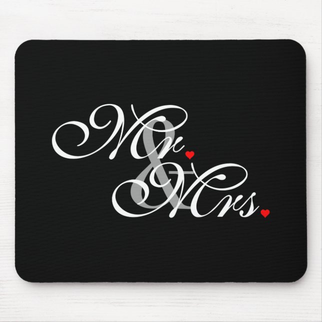 Mr. Husband und Mrs. Husband Ehefrau Seine neuen W Mousepad (Vorne)