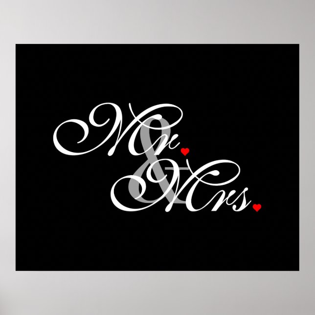 Mr. Husband und Mrs. Husband Ehefrau Seine neuen W Poster (Vorne)