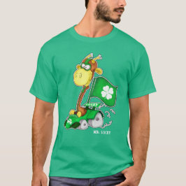 Mr. Lucky. Funny Giraffe St.Patrick's Day T-Shirt