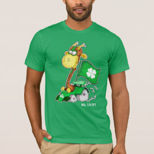 Mr. Lucky. Funny Giraffe St.Patrick's Day T-Shirt