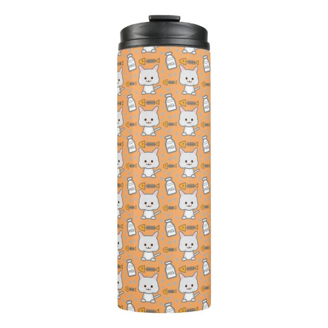 Mr.meow meow kitty thermosbecher (Vorderseite)
