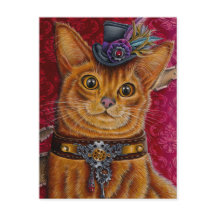 "Mr. Meowington" Postkarte