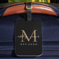 Mr. Monogram Names Year Gold Black